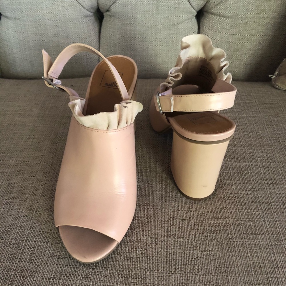 14th & Union Block Heel Mule